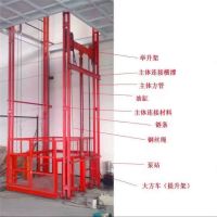 廠家直銷 液壓升降平臺導(dǎo)軌式升降貨梯導(dǎo)軌式升降機(jī)尺寸可定制