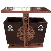 河南天祥戶外垃圾桶仿古垃圾箱兩分類果皮箱 景區/公園/適用