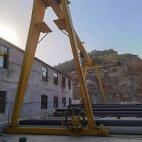 天津雙梁門式起重機(jī)跨度更大，升高5米