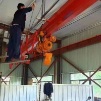 武漢起重機施工現場