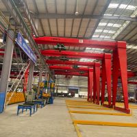 湖北省宜昌市半門式龍門吊起重機，龍門吊，行吊