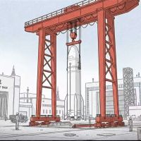 廣州起重機源頭廠家-電動雙主梁門式起重機